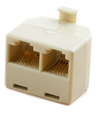 10x Adaptador Repartidor 1 Macho Rj11 A 2 Hembra Rj11 Rj45 0