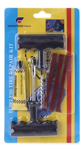 Kit Parche Repara Cubiertas Pinchaduras  Moto-cuatri-auto 0