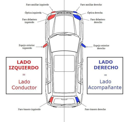 Vidrio Espejo Curvo Base Derecho Peugeot 106 97/03. 1