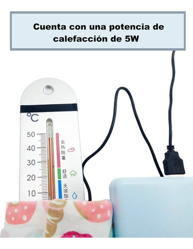Calienta Memas Portátil Con Puerto Usb 1