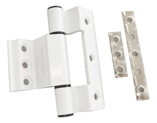 Bisagras H62 Para Puerta De Aluminio Modena Blanca 10  Unid 0