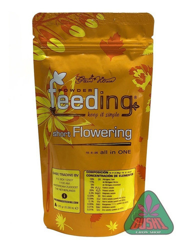 Powder Feeding Short Flowering 125g - Automaticas Auto  Grow 0