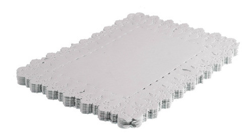 Blondas Papel Blanca Rectangular 31*37 Cm X 100 U. 0