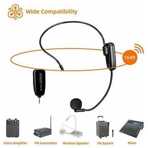 Retekess Tt123 Auriculares Con Micrófono Inalámbrico, Sistem 1