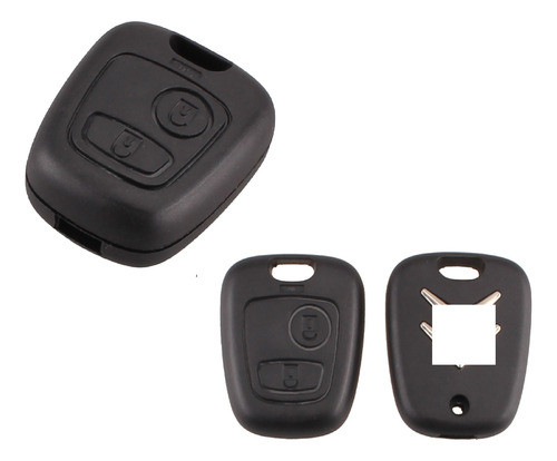 Carcasa Llave Compatible Con C3 2 Botones Con Logo 0