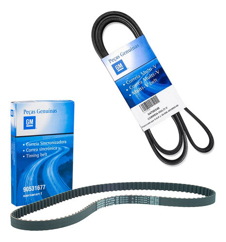 Kit Correa Distribucion + Poly V Chevrolet Corsa 1.6 2010 0