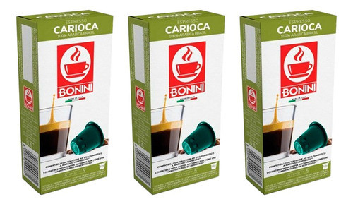Combo 30 Capsulas Carioca Nespresso Compatible Cafe Bonini 0