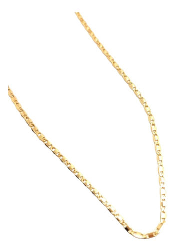 Cadena Oro 18k Laminado Mujer Hombre Eslabon Plano Bellanel 0