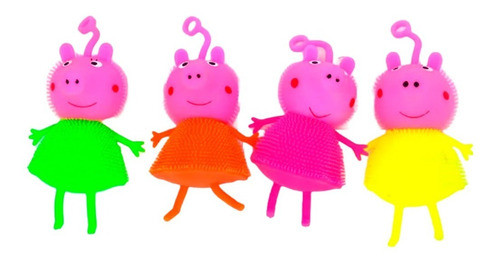 Squishy Peppa Pig Yoyo Con Luz Niños Y Adultos Antiestrés X1 0