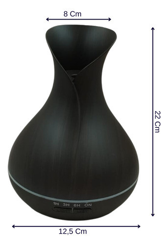 Aromatizador Difusor Vaporizador Humificador Gota 550 Ml 1
