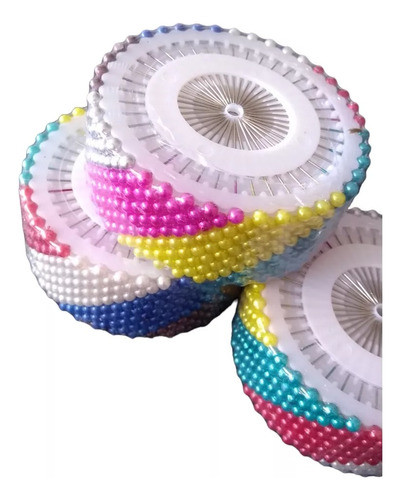 Alfileres Cabeza Perlada Multicolores Por 1440 Unidades 0