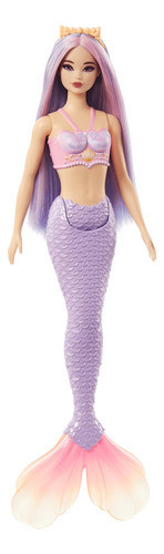 Muñeca Barbie Fantasy Hair Mermaid Purple 0