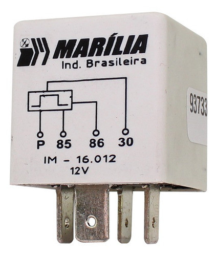 Relay Mini   Fiat  Palio/siena A/a 4 Terminales. 0