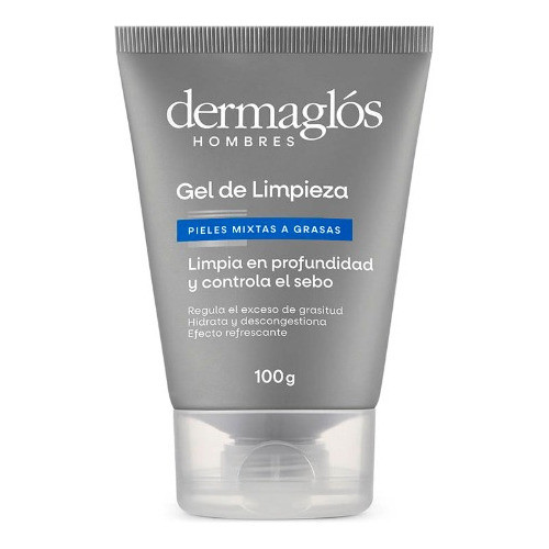 Dermaglós Gel De Limpieza Hombres Refrescante X 100g 0