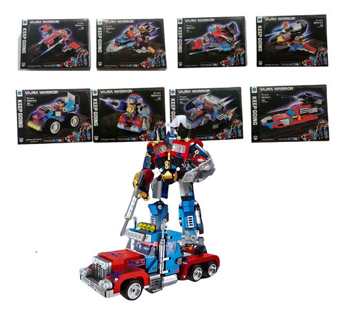 Figura Transformable Optim 8 En 2 Nave Auto Robot Prime 0