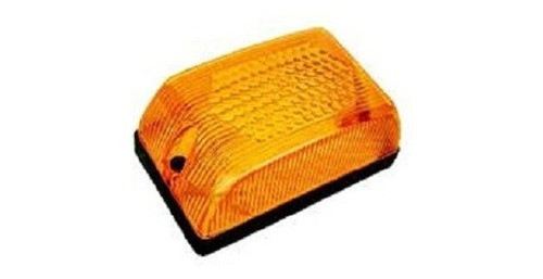Faro Lateral Rectangular Ambar Base Plana Uiversal 0