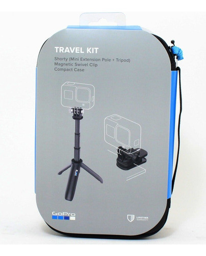 Go Pro Kit 2 (travel Kit) Case + Shorty +  Soporte 360 Magne 1