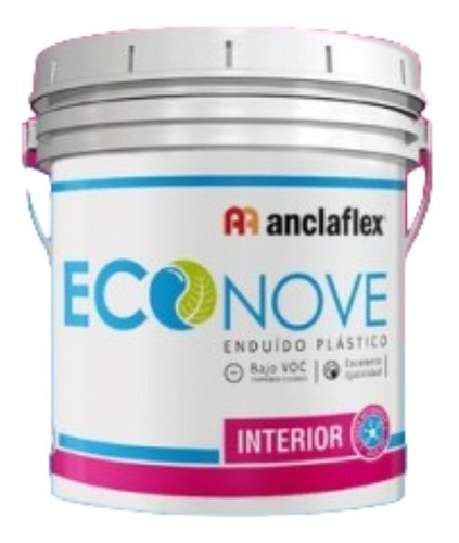 Enduido 25kg Interior Balde Anclaflex 14l Econove 0
