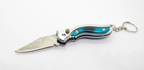 Navaja  Automatica Cortapluma Serrucho Llavero 1