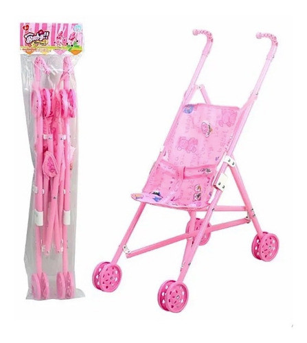 Coche Cochecito De Para Muñeca Bebote 0