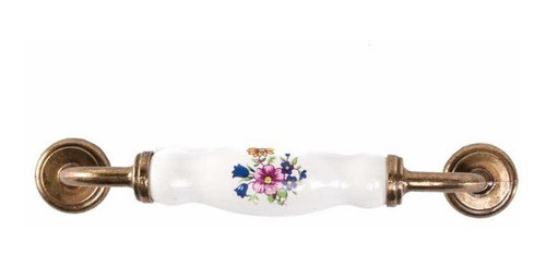 Tirador Cerámica Y Metal 0