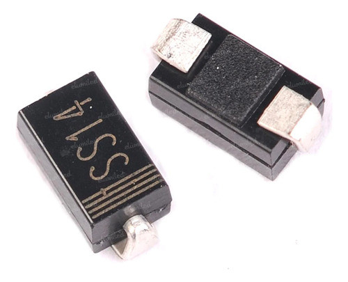 100 Diodos Schottky Ss14 1a 40v Do-214ac 0