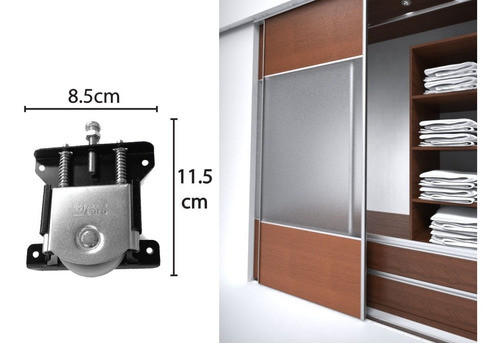 2 Rueda Inferior+2 Patin Superior Puerta Classic Grupoeuro F 1