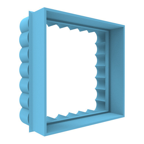 2781 Cuadrado Doble 4cm Cortante Para Galletas 0