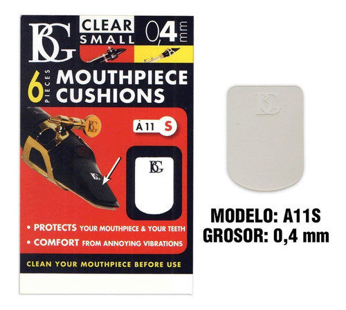 Protector Boquilla Saxo Clarinete Transparente 0,4mm Bg A11s 0