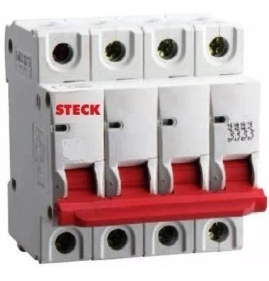 Termica Termomagnetica 4x20a Curva C 6ka Steck - Stg 0