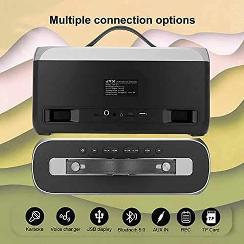 Altavoz Bluetooth Jyx Inalámbrico Con Micrófono Inalámbrico, 1