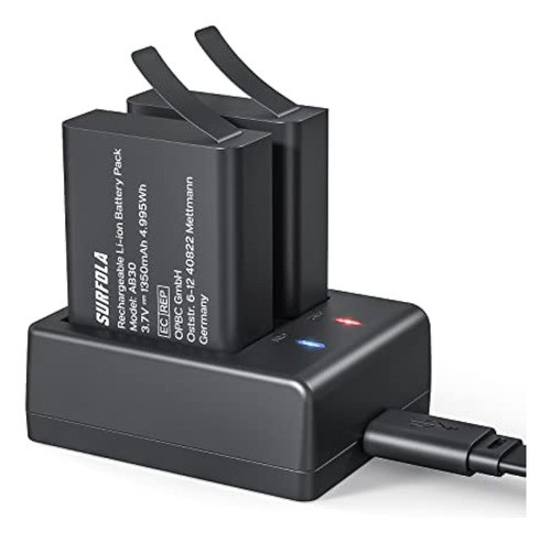 Surfola Paquete De Baterías De Cámara De Acción, 0