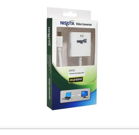 Conversor Mini Displayport Mdp A Hdmi 4k Uhd Nisuta Display 1 Conversor Mini Displayport Mdp A Hdmi 4k Uhd Nisuta Display 1