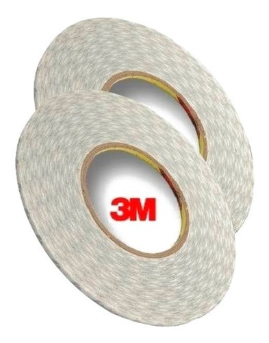 Cinta 3m 2mm Doble Faz Rollo De 50 Mts 1