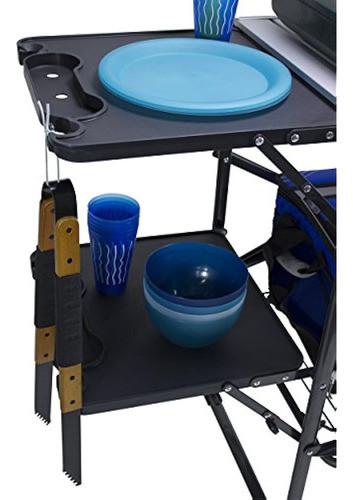 Estación De Cocción Al Aire Libre De Pliegue Delgado Al Aire 1