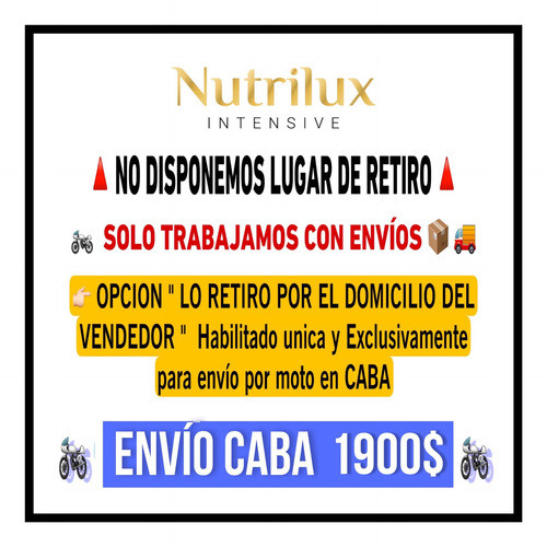 Gel De Ducha X 2 Litros Con Valvula Nutrilux Intesive 1
