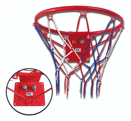 Aro Basquet Profesional Caño 2 Resortes 45cm Fire Sport 0