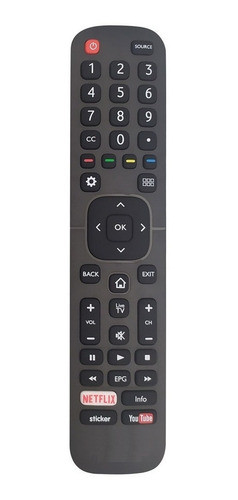 Control Remoto Para Smart Tv Admiral Hisense Noblex Pioneer 0