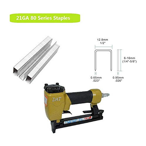 Dat 8016j Grapadora De Tapicería Calibre 21 Corona De 1/2 Pu 1