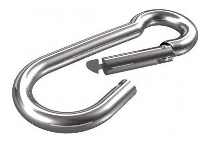 Mosquetón Acero Carabinero Tipo Bombero Nro 8 1