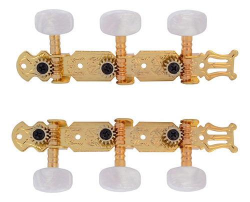 Clavijero Guitarra Clásica Criolla Dorado Paso Internacional 0