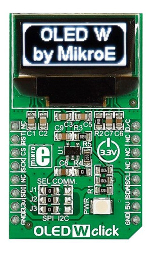 Display Oled W Click  Mikroe 0