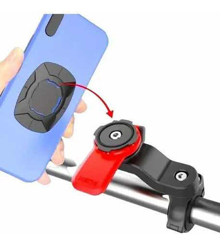 Soporte Celular Moto Bici Manubrio Seguro Mensajeria Montaña 0