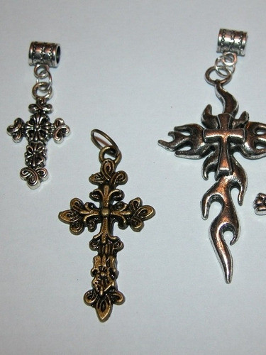 Caravanas Cruz  Crucifijo Plata Tibet Celta Espada Athame 1