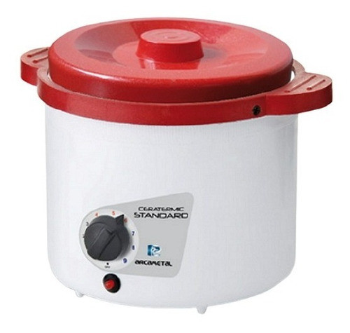 Derretidor Cera 1kg Arcametal + Cera Perlas Verde + Espátula 1