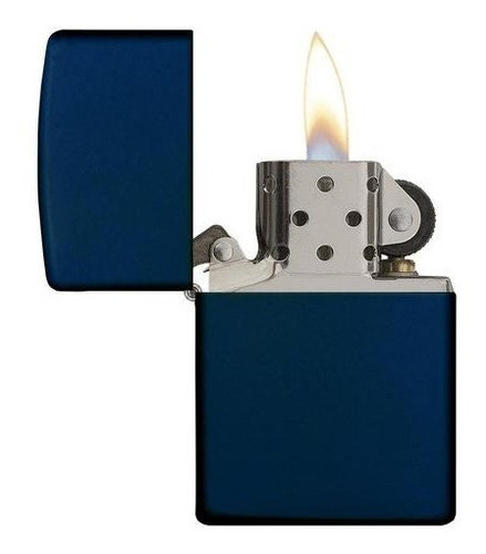 Encendedor Zippo Modelo 239 Pure Azul Mate Original Garantia 1