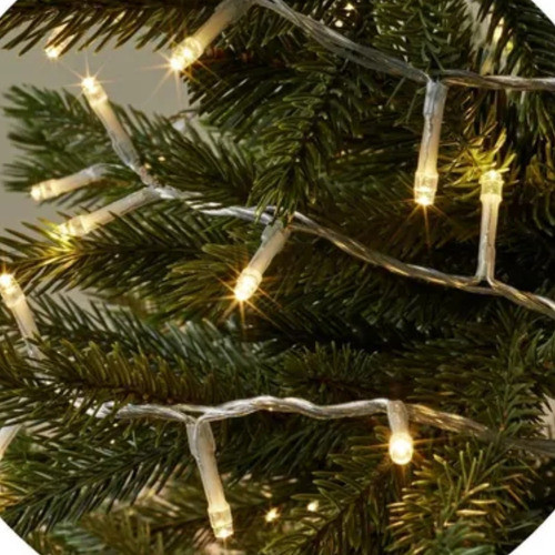 Luces Led De Navidad 3m Boton 8 Efectos Calida Arroz Arbol 1