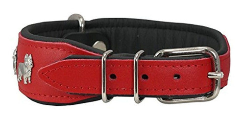 Perros Mi Amor Cuero Real Cuero Suave Acolchado Collar De Pe 1