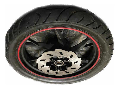 Llanta Trasera Armada Zanella Rz3 Con Cubierta Y  Disco . 0