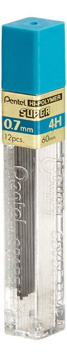 12 Minas De Repuesto Para Lapiz Mecanico 0,7 Mm 4h 0